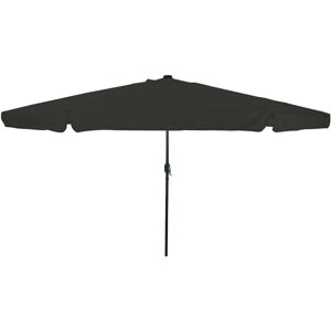 Garden Parasol Black 395 x 395 x 245 cm Polyester and Steel vidaXL Garden Parasol Black 395 x 395 x 245 cm Polyester and Steel vidaXL