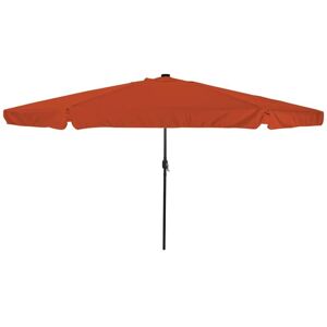 Garden Parasol Red, Black 395 x 395 x 245 cm Polyester, Steel Vidaxl Garden Parasol Red, Black 395 x 395 x 245 cm Polyester, Steel Vidaxl