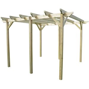 Rutland County Garden Furniture Ltd - Garden Pergola 6 Post - L420 x W420 x H270 cm - Light Green Rutland County Garden Furniture Ltd - Garden Pergola 6 Post - L420 x W420 x H270 cm - Light Green