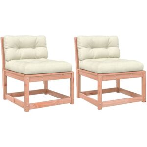 vidaXL Garden Sofa with Cushions - Durable Douglas Wood Garden Furniture vidaXL Garden Sofa with Cushions - Durable Douglas Wood Garden Furniture