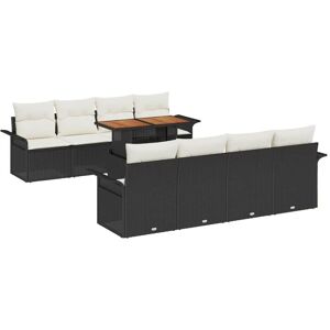 Garden Sofa Set Manual 7 pcs Black and cream 100 x 55 x 73 cm Vidaxl Garden Sofa Set Manual 7 pcs Black and cream 100 x 55 x 73 cm Vidaxl