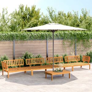 5 Piece Garden Pallet Sofa Set Solid Wood Acacia vidaXL 5 Piece Garden Pallet Sofa Set Solid Wood Acacia vidaXL
