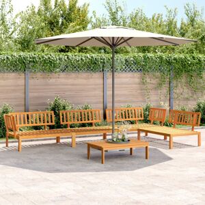 Vidaxl - 5 Piece Garden Pallet Sofa Set Solid Wood Acacia Vidaxl - 5 Piece Garden Pallet Sofa Set Solid Wood Acacia