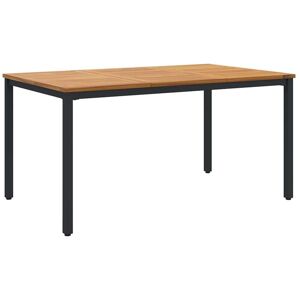 Vidaxl - Outdoor Tables Natural and black 150 x 90 x 75 cm Vidaxl - Outdoor Tables Natural and black 150 x 90 x 75 cm