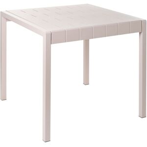 Beliani - Garden Table Synthetic Material 4 Seater Weather Resistant Outdoor Patio Beige Bartica Beliani - Garden Table Synthetic Material 4 Seater Weather Resistant Outdoor Patio Beige Bartica