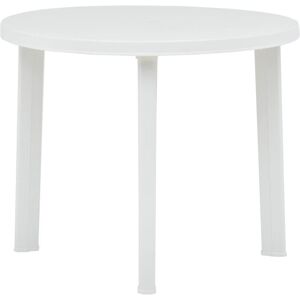 VIDAXL Nova - Garden Table in Durable Plastic - White VIDAXL Nova - Garden Table in Durable Plastic - White