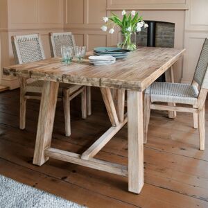 Garden Trading - Chilford Solid Wood Acacia Dining Table Indoor Outdoor 1.8m Garden Trading - Chilford Solid Wood Acacia Dining Table Indoor Outdoor 1.8m