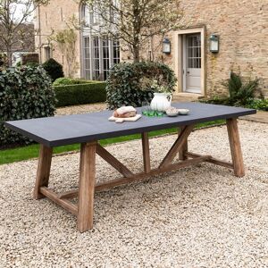 Garden Trading - Chilford Wood Acacia Dining Table Grey Large Indoor Outdoor 2.4m Garden Trading - Chilford Wood Acacia Dining Table Grey Large Indoor Outdoor 2.4m