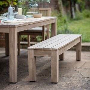 Garden Trading - Porthallow Wooden Patio Dining Bench Hallway Seat Natural Garden Trading - Porthallow Wooden Patio Dining Bench Hallway Seat Natural