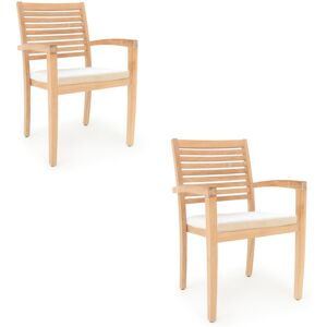 Garland Toscana White Seat Cushion Set - Outdoor & Indoor Garland Toscana White Seat Cushion Set - Outdoor & Indoor