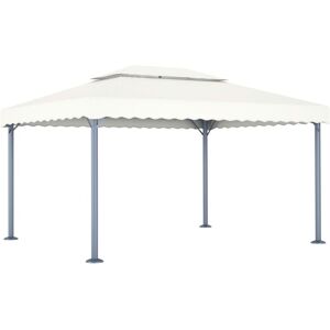vidaXL Pavilion 400 x 300 cm Cream Aluminium - Gazebo vidaXL Pavilion 400 x 300 cm Cream Aluminium - Gazebo