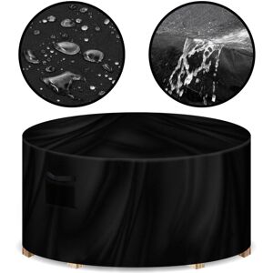Gracious Gardens - Waterproof Outdoor Patio Furniture Cover uv Resistant Heavy Duty Oxford Fabric - Round - 230 x 100cm Gracious Gardens - Waterproof Outdoor Patio Furniture Cover uv Resistant Heavy Duty Oxford Fabric - Round - 230 x 100cm