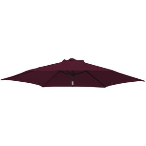 Replacement Fabric Garden Parasol Canopy Cover for 2.7m 8 Arm Parasol - Wine - Greenbay Replacement Fabric Garden Parasol Canopy Cover for 2.7m 8 Arm Parasol - Wine - Greenbay