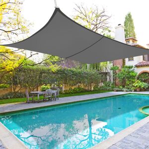 Green Bay - Greenbay Sun Shade Sail Garden Patio Yard Party Sunscreen Awning Canopy 98% uv Block Rectangle Anthracite 3x2m Green Bay - Greenbay Sun Shade Sail Garden Patio Yard Party Sunscreen Awning Canopy 98% uv Block Rectangle Anthracite 3x2m