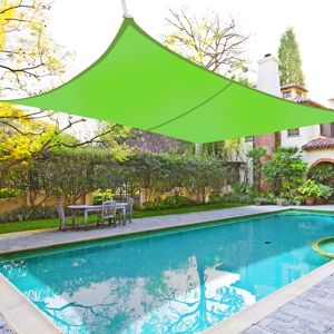 GREEN BAY Greenbay Sun Shade Sail Garden Patio Yard Party Sunscreen Awning Canopy 98% UV Block Rectangle Light Green 3x2m GREEN BAY Greenbay Sun Shade Sail Garden Patio Yard Party Sunscreen Awning Canopy 98% UV Block Rectangle Light Green 3x2m