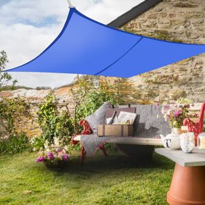 Green Bay - Greenbay Sun Shade Sail Garden Patio Yard Party Sunscreen Awning Canopy 98% uv Block Rectangle Blue 4x3m Green Bay - Greenbay Sun Shade Sail Garden Patio Yard Party Sunscreen Awning Canopy 98% uv Block Rectangle Blue 4x3m