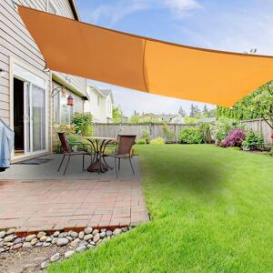 Green Bay - Greenbay Sun Shade Sail Garden Patio Yard Party Sunscreen Awning Canopy 98% uv Block Rectangle Orange 5x4m Green Bay - Greenbay Sun Shade Sail Garden Patio Yard Party Sunscreen Awning Canopy 98% uv Block Rectangle Orange 5x4m