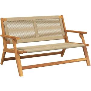 Vidaxl - Garden Furniture Beige 78 x 122 x 73cm Solid Acacia wood Vidaxl - Garden Furniture Beige 78 x 122 x 73cm Solid Acacia wood