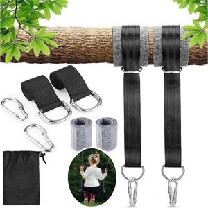 Memkey - Hammock Straps, Hammock Attachment with Tree Swing, Extremely Durable Hanging Swing Strap with D-Ring and Swing Hammock Straps, Max. 550 kg Memkey - Hammock Straps, Hammock Attachment with Tree Swing, Extremely Durable Hanging Swing Strap with D-Ring and Swing Hammock Straps, Max. 550 kg