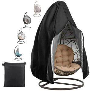 WOIYIC Hanging Egg Chair Cover Outdoor Garden Protective Cover 210D Oxford Fabric Waterproof Anti-UV Hanging Chair Protective Cover for Patio WOIYIC Hanging Egg Chair Cover Outdoor Garden Protective Cover 210D Oxford Fabric Waterproof Anti-UV Hanging Chair Protective Cover for Patio