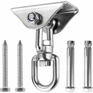 Dewdat - Innovative Ceiling Hook with 304 Stainless Steel 500KG Capacity 360° Rotation, Suspension for Concrete Wood Sets, Hanging Chair, Hanging Dewdat - Innovative Ceiling Hook with 304 Stainless Steel 500KG Capacity 360° Rotation, Suspension for Concrete Wood Sets, Hanging Chair, Hanging