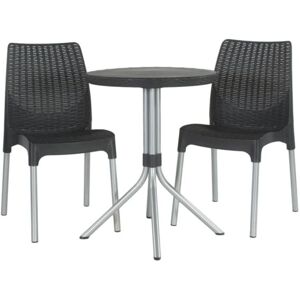 Bistro Set Chelsea Graphite 223562 Keter Bistro Set Chelsea Graphite 223562 Keter
