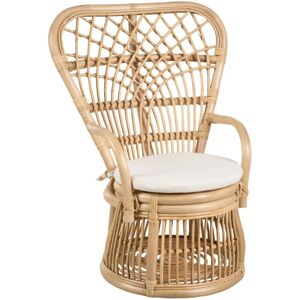Beliani - Kids Chair Boho Patio Indoor Rattan Seat Natural Temeni Beliani - Kids Chair Boho Patio Indoor Rattan Seat Natural Temeni