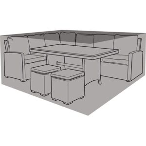 GARLAND Large Casual Dining Set Cover - Super Tough Polyethylene - W3645 GARLAND Large Casual Dining Set Cover - Super Tough Polyethylene - W3645