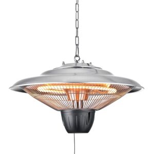Litecraft - Patio Heater 1500 Watt Outdoor Ceiling Pendant Garden Fitting - Silver Litecraft - Patio Heater 1500 Watt Outdoor Ceiling Pendant Garden Fitting - Silver