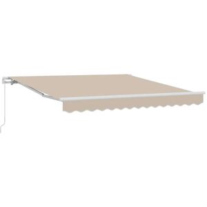 Vidaxl - Retractable Awning Manual Beige 350 x 250 cm Fabric Vidaxl - Retractable Awning Manual Beige 350 x 250 cm Fabric