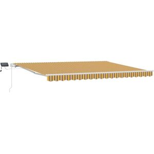 Vidaxl - Retractable Awning with Manual 450 x 300 cm Multicolour Vidaxl - Retractable Awning with Manual 450 x 300 cm Multicolour