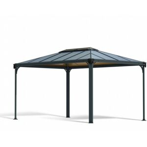Palram - Martinique 4300 Garden Gazebo Grey Bronze - Polycarbonate - L430 x W295.5 x H274.5 cm - Grey Palram - Martinique 4300 Garden Gazebo Grey Bronze - Polycarbonate - L430 x W295.5 x H274.5 cm - Grey