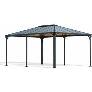 Palram - Martinique 5000 Garden Gazebo Grey Bronze - Polycarbonate - L493.1 x W359.3 x H286.1 cm - Grey Palram - Martinique 5000 Garden Gazebo Grey Bronze - Polycarbonate - L493.1 x W359.3 x H286.1 cm - Grey
