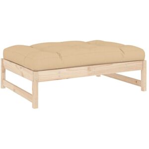Vidaxl - Garden Footstool 120x80 cm Solid Wood Pine Vidaxl - Garden Footstool 120x80 cm Solid Wood Pine