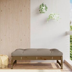 Vidaxl - Garden Footstool Honey Brown 120x80 cm Solid Wood Pine Vidaxl - Garden Footstool Honey Brown 120x80 cm Solid Wood Pine