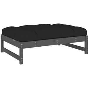 Vidaxl - Garden Footstool Grey 120x80 cm Solid Wood Pine Vidaxl - Garden Footstool Grey 120x80 cm Solid Wood Pine