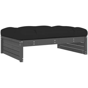 Vidaxl - Garden Footstool Grey 120x80 cm Solid Wood Pine Vidaxl - Garden Footstool Grey 120x80 cm Solid Wood Pine