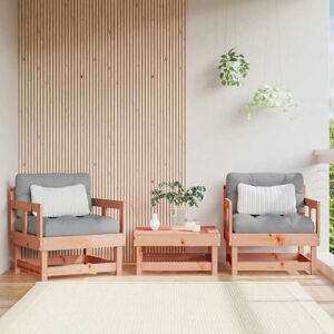 vidaXL Garden Chairs with Cushions - Brown - Garden chairs vidaXL Garden Chairs with Cushions - Brown - Garden chairs