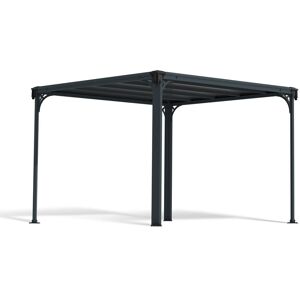 Palram - Milano 3000 Garden Gazebo - Polycarbonate - L309 x W309 x H225 - Grey Palram - Milano 3000 Garden Gazebo - Polycarbonate - L309 x W309 x H225 - Grey