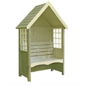 SHIRE Mimosa Arbour Garden Arch Seat Approx 4 x 2 Feet SHIRE Mimosa Arbour Garden Arch Seat Approx 4 x 2 Feet