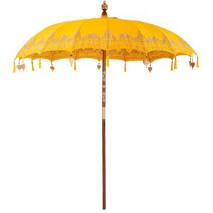 Vidaxl Cotton Yellow Patio Umbrella - Patio Umbrella Vidaxl Cotton Yellow Patio Umbrella - Patio Umbrella