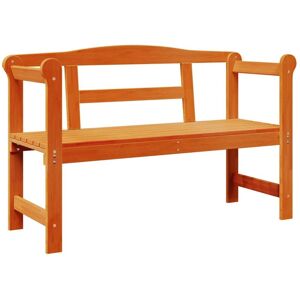 Outdoor Bench Brown 119 x 76 x 44cm Solid Pine wood Vidaxl Outdoor Bench Brown 119 x 76 x 44cm Solid Pine wood Vidaxl