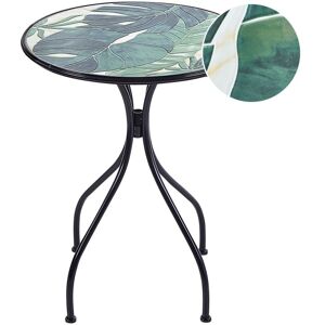 BELIANI Bistro Table COZZANA 60 cm 60 cm Metal Black BELIANI Bistro Table COZZANA 60 cm 60 cm Metal Black