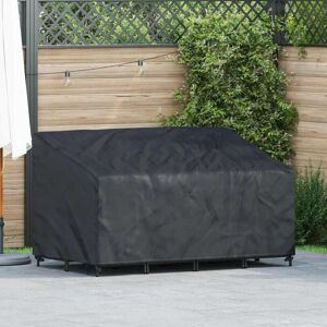 Garden Bench Cover Black 160 x 100 x 61 / 89 cm 600D fabric vidaXL Garden Bench Cover Black 160 x 100 x 61 / 89 cm 600D fabric vidaXL