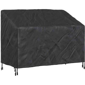 Garden Bench Cover Black 134 x 70 x 65 / 94 cm 210D fabric vidaXL Garden Bench Cover Black 134 x 70 x 65 / 94 cm 210D fabric vidaXL
