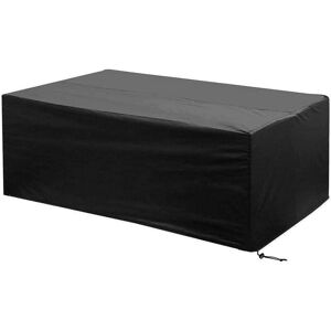 TINOR Outdoor Furniture Cover 242x162x100cm Waterproof Windproof Dustproof Oxford Cloth Black Furniture Covers with Locking Buckle Tarpaulin Garden TINOR Outdoor Furniture Cover 242x162x100cm Waterproof Windproof Dustproof Oxford Cloth Black Furniture Covers with Locking Buckle Tarpaulin Garden