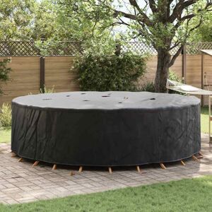 Outdoor Furniture Cover Black 320 x 320 x 71 cm 420D fabric vidaXL Outdoor Furniture Cover Black 320 x 320 x 71 cm 420D fabric vidaXL