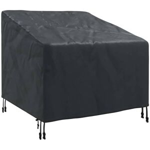 Garden Chair Cover Black 90 x 90 x 50 / 75 cm 600D fabric vidaXL Garden Chair Cover Black 90 x 90 x 50 / 75 cm 600D fabric vidaXL