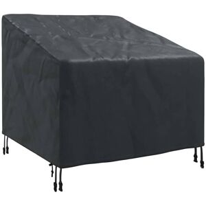 Garden Chair Cover Black 90 x 90 x 50 / 75 cm 420D fabric vidaXL Garden Chair Cover Black 90 x 90 x 50 / 75 cm 420D fabric vidaXL