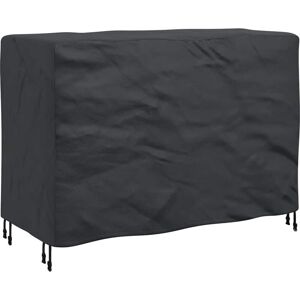 VidaXL Black UV-Resistant Outdoor Furniture Cover - Furniture Cover VidaXL Black UV-Resistant Outdoor Furniture Cover - Furniture Cover
